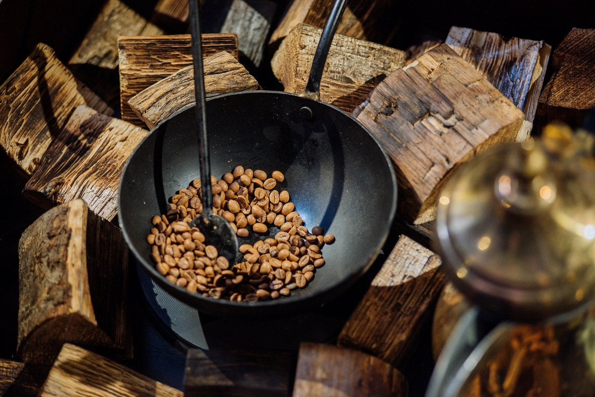مدة ودرجة تحميص القهوة العربية