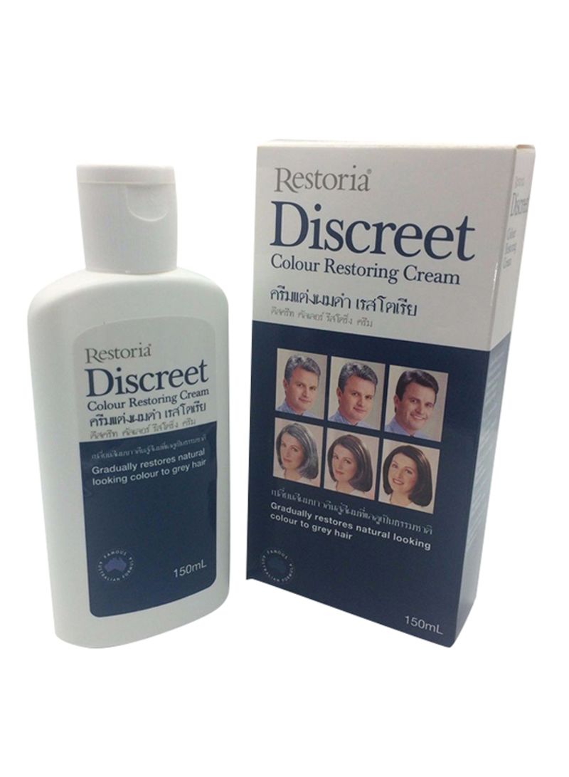 أنواع كريم علاج الشعر الأبيض ريستوريا ديسكريت