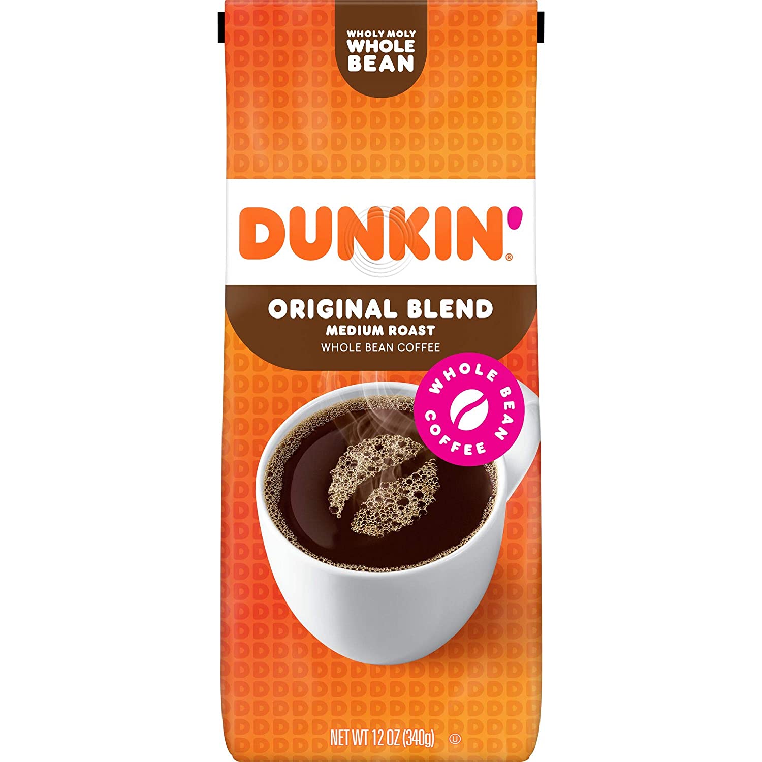 Dunkin 'Coffee Beans (Unground) مزيج أصلي أصلي متوسط ​​التحميص من حبوب البن الكاملة