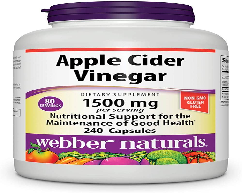 Weber Naturals Apple Cider Vinegar Pills
